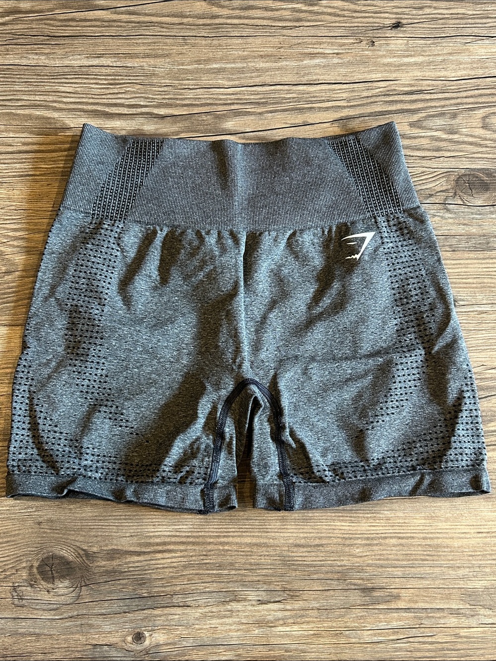 Brand New Gymshark Seamless High-Waist Gray Bike Shorts